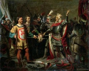 Wladyslaw II Jagiello avant la bataille de Tannenberg, 15 juillet 1410, 1854